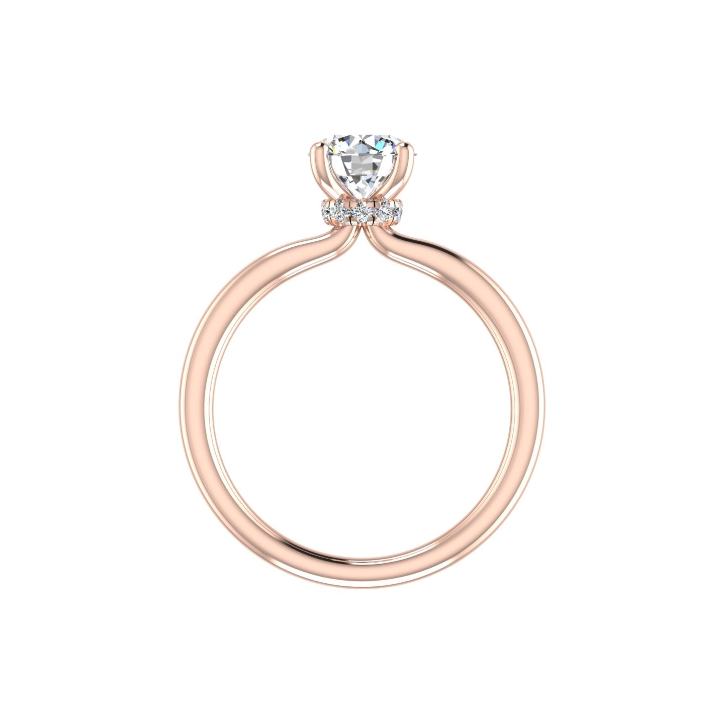 Sienna Solitaire Engagement Ring with Moissanite (7344651763896)