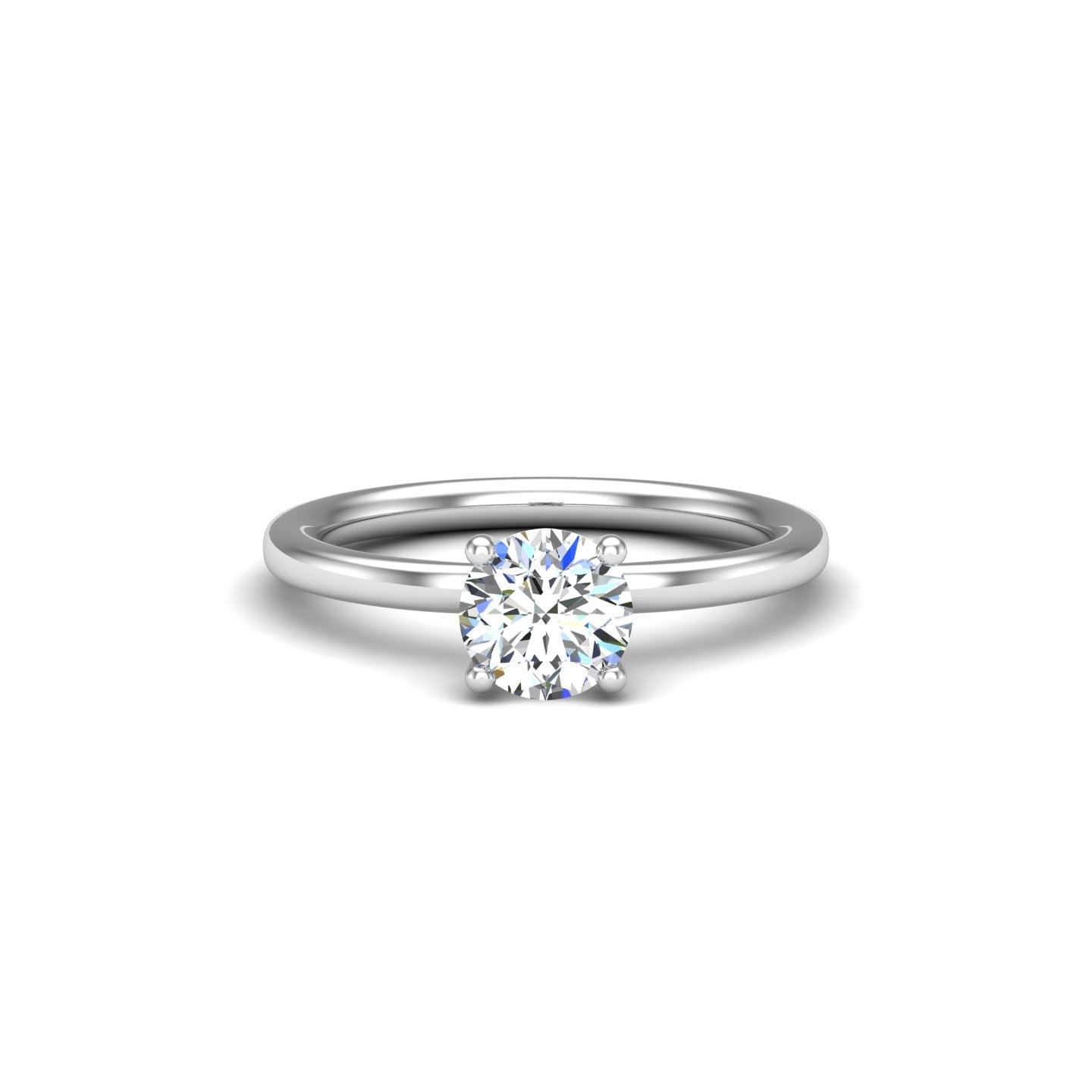 Sienna Solitaire Engagement Ring with Moissanite (7344651763896)