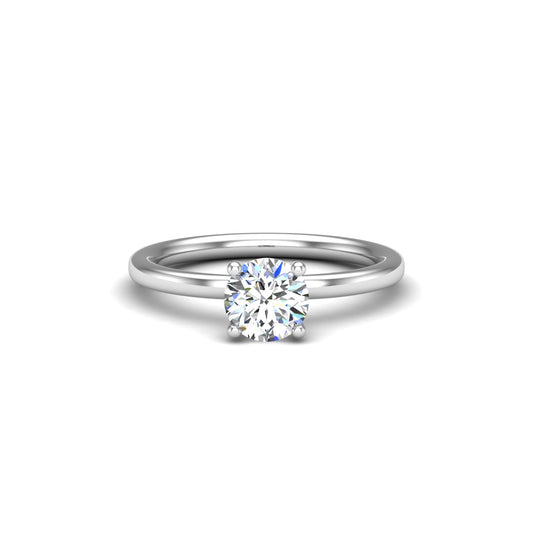 Sienna Solitaire Engagement Ring with Moissanite (7344651763896)
