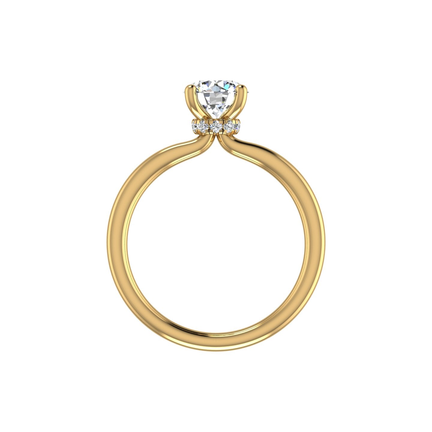 Sienna Solitaire Engagement Ring with Moissanite (7344651763896)