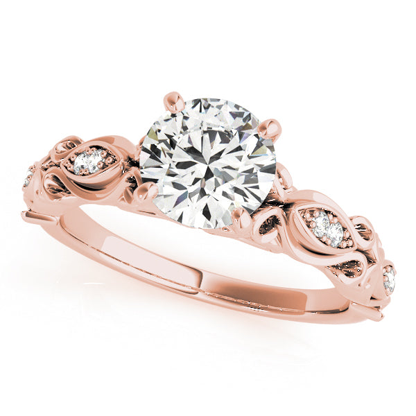 Kieran Vintage Inspired Engagement Ring with Moissanite (7290325696696)