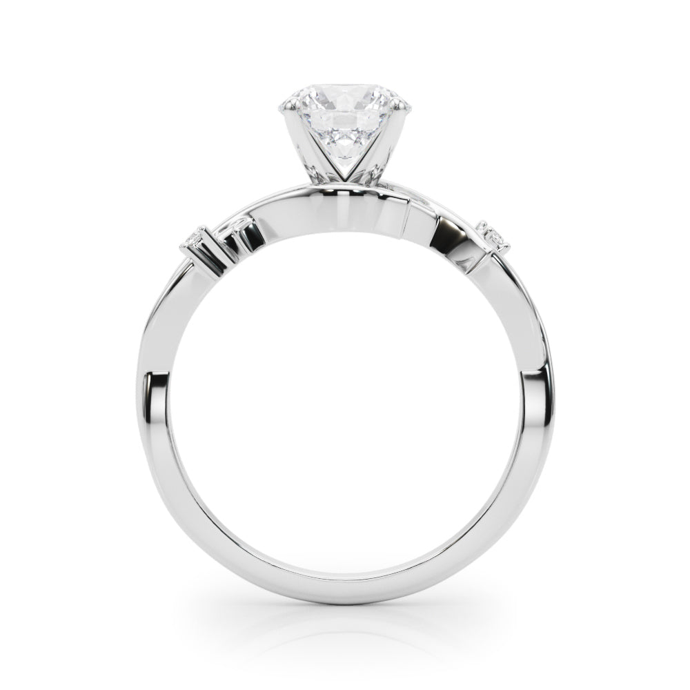 Vine Nature Inspired Engagement Ring with Moissanite (7312972546232)