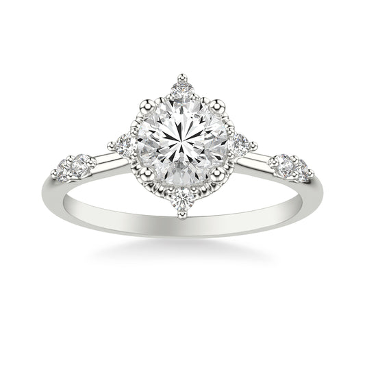 Braelyn Diamond Accent Engagement Ring with Moissanite (7309375733944)