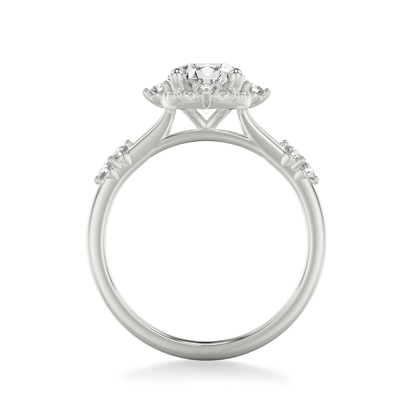 Braelyn Diamond Accent Engagement Ring with Moissanite (7309375733944)