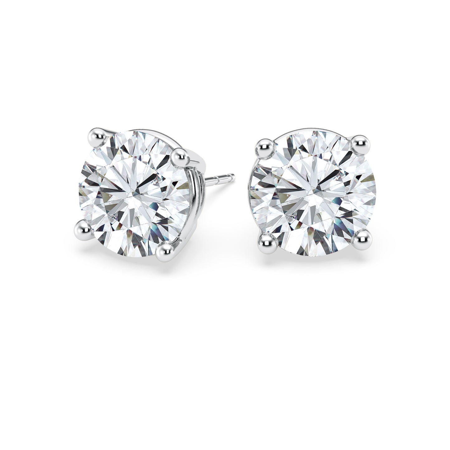 Lab Diamond Stud Earrings (4.00 ct. tw.) (7196796059832)