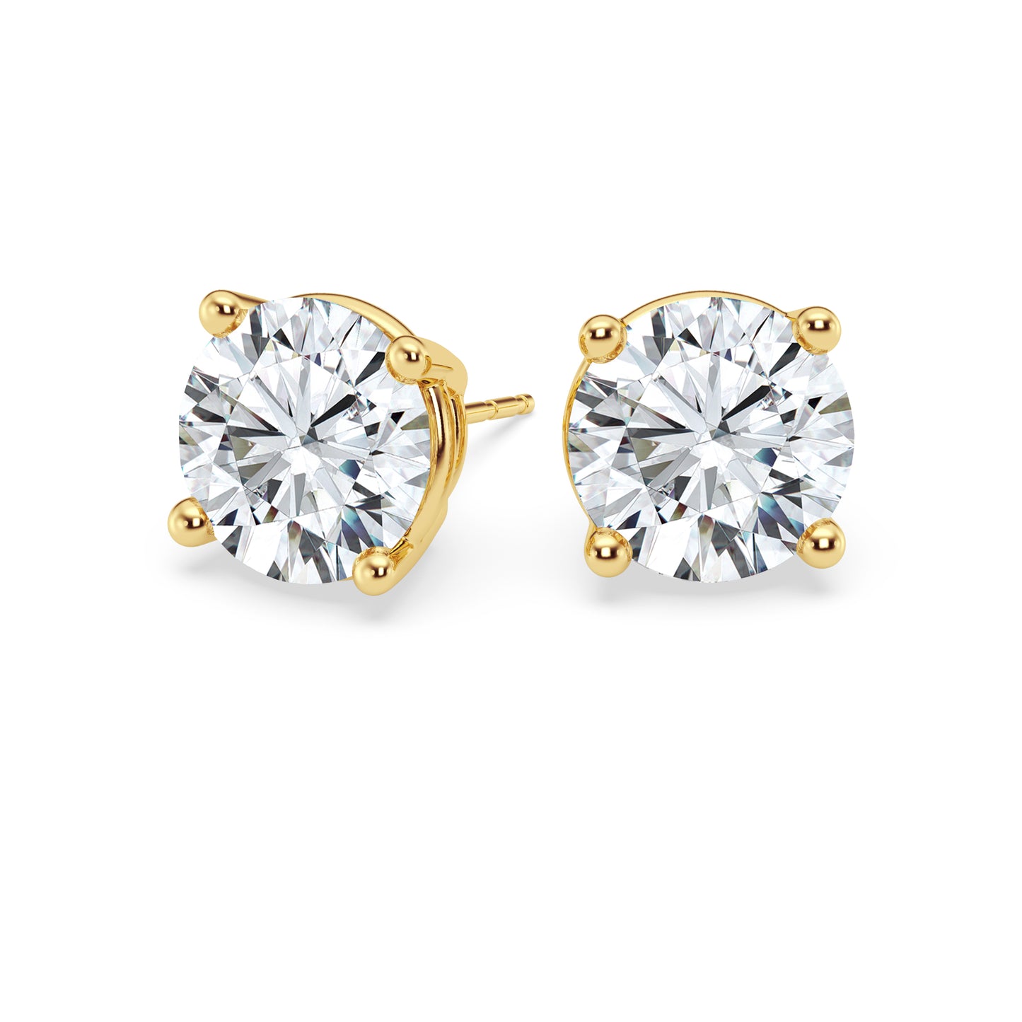 Lab Diamond Stud Earrings (4.00 ct. tw.) (7196796059832)