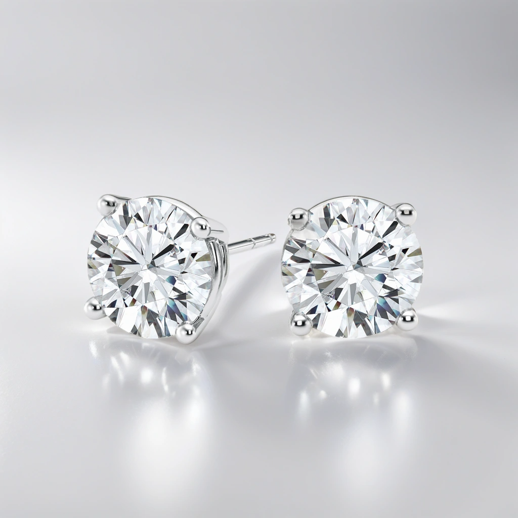 Lab Diamond Stud Earrings (2.00 ct. tw.) (7196795994296)