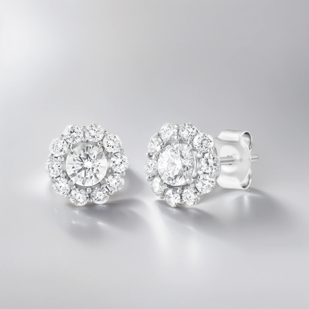 Halo Lab Diamond Studs (1.00 ct. tw.) (7232501350584)