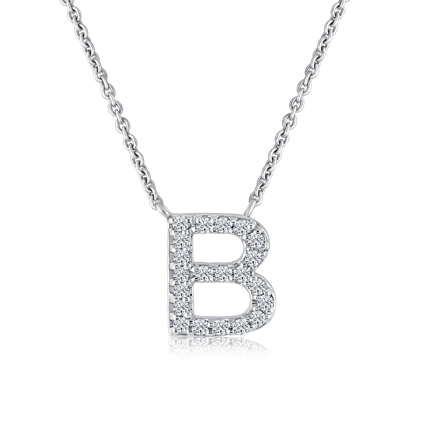 Initial Lab Diamond Pendant (7356171878584)