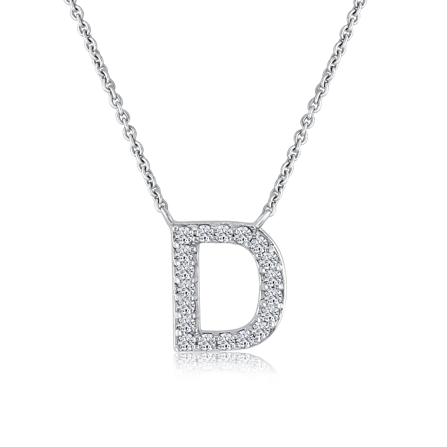 Initial Lab Diamond Pendant (7356171878584)