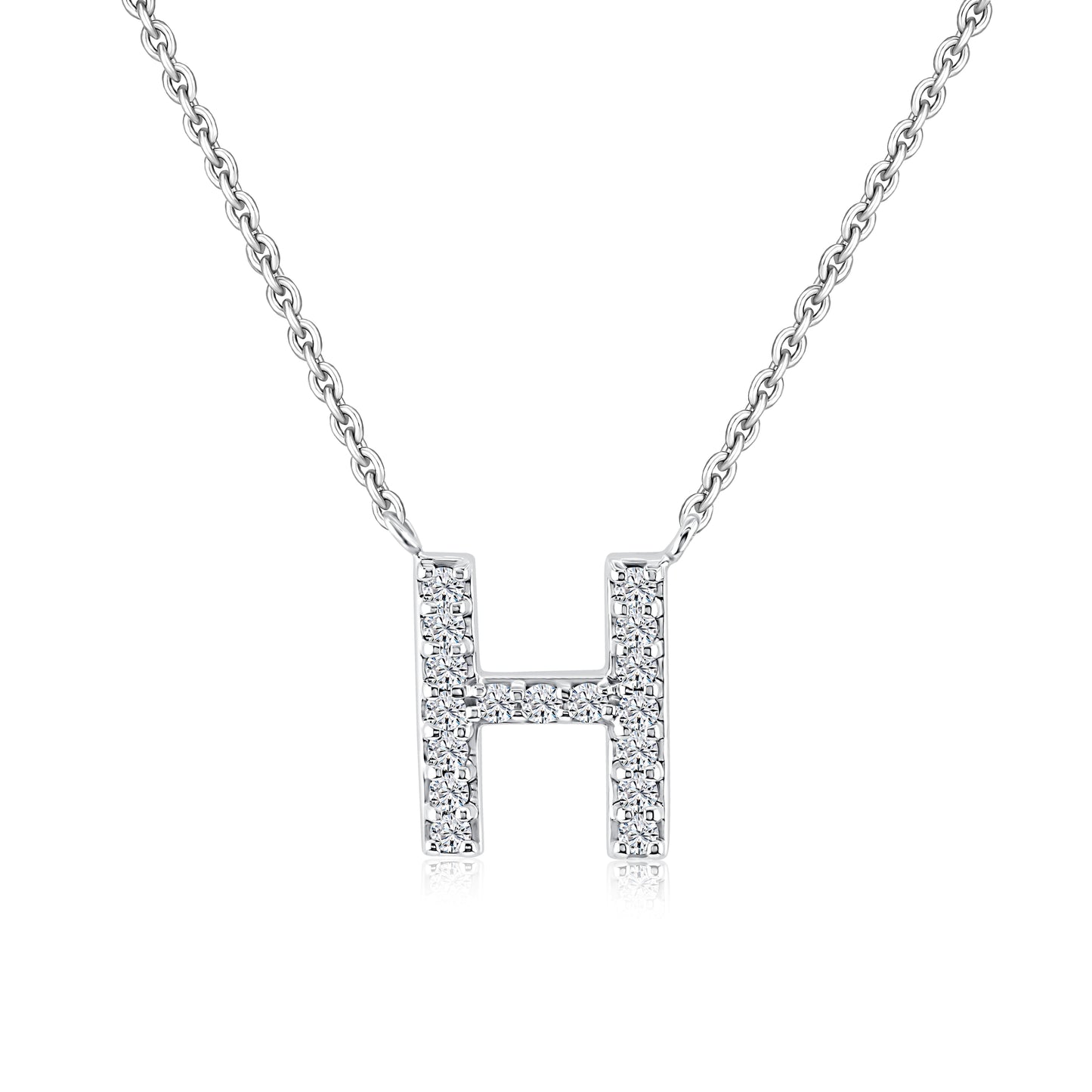 Initial Lab Diamond Pendant (7356171878584)