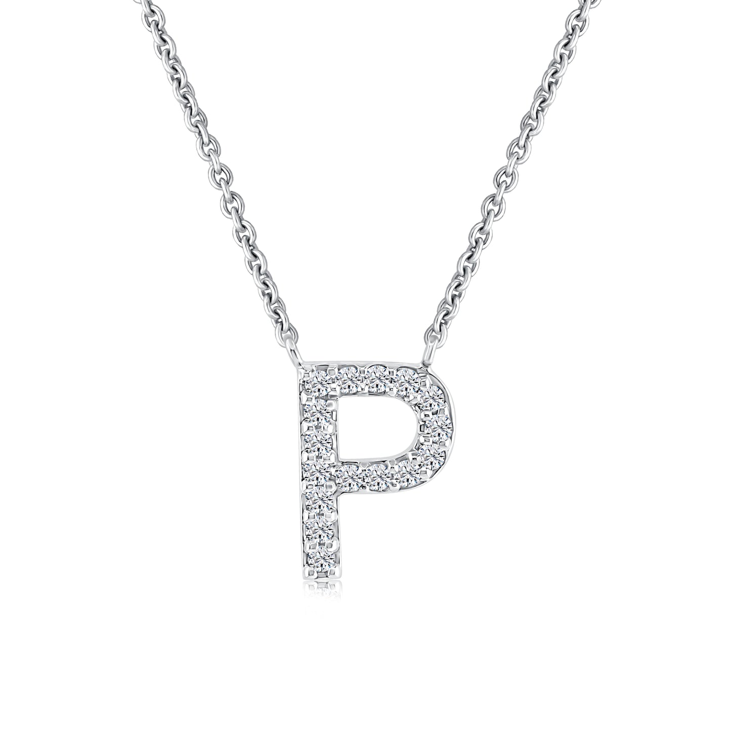 Initial Lab Diamond Pendant (7356171878584)