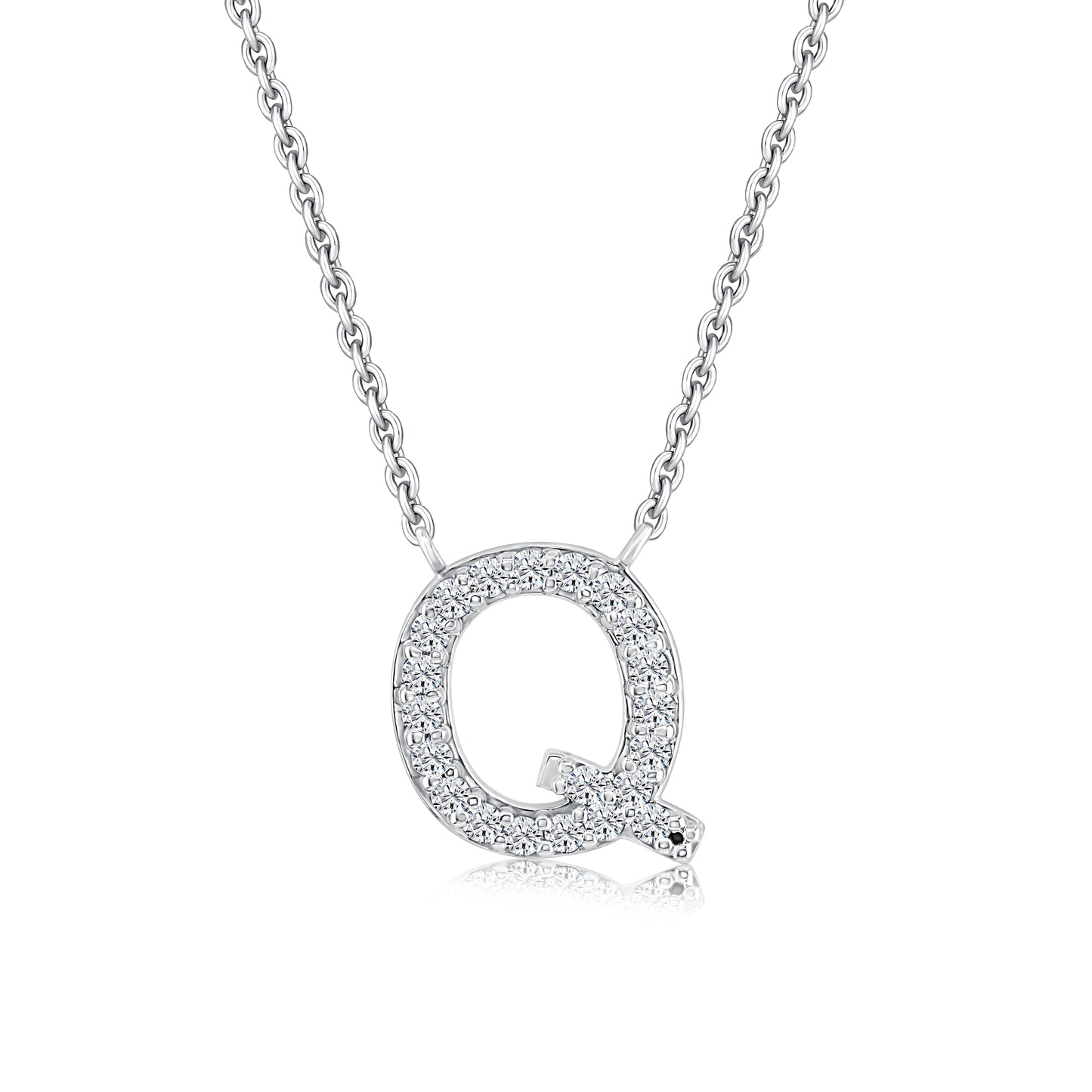 Initial Lab Diamond Pendant (7356171878584)