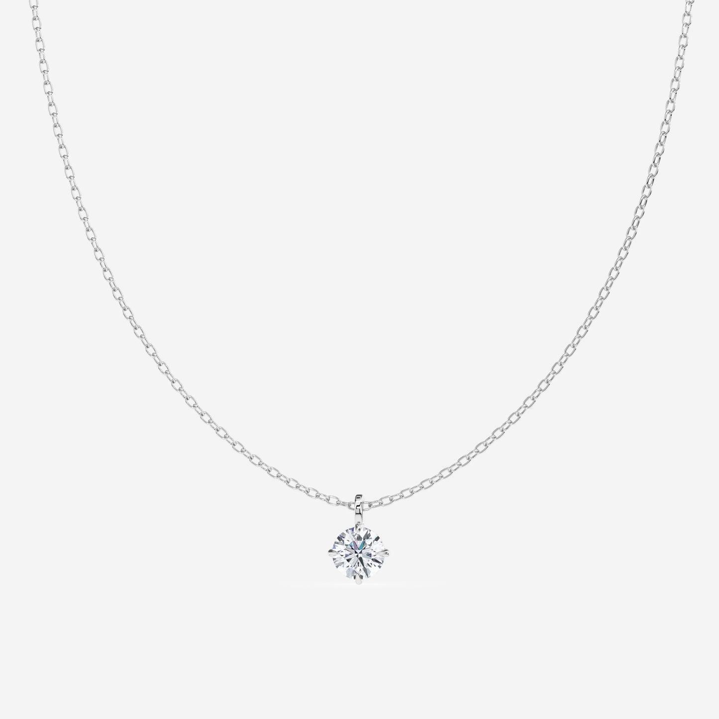 Classic Compass Set Diamond Solitaire Pendant (7356796928184)