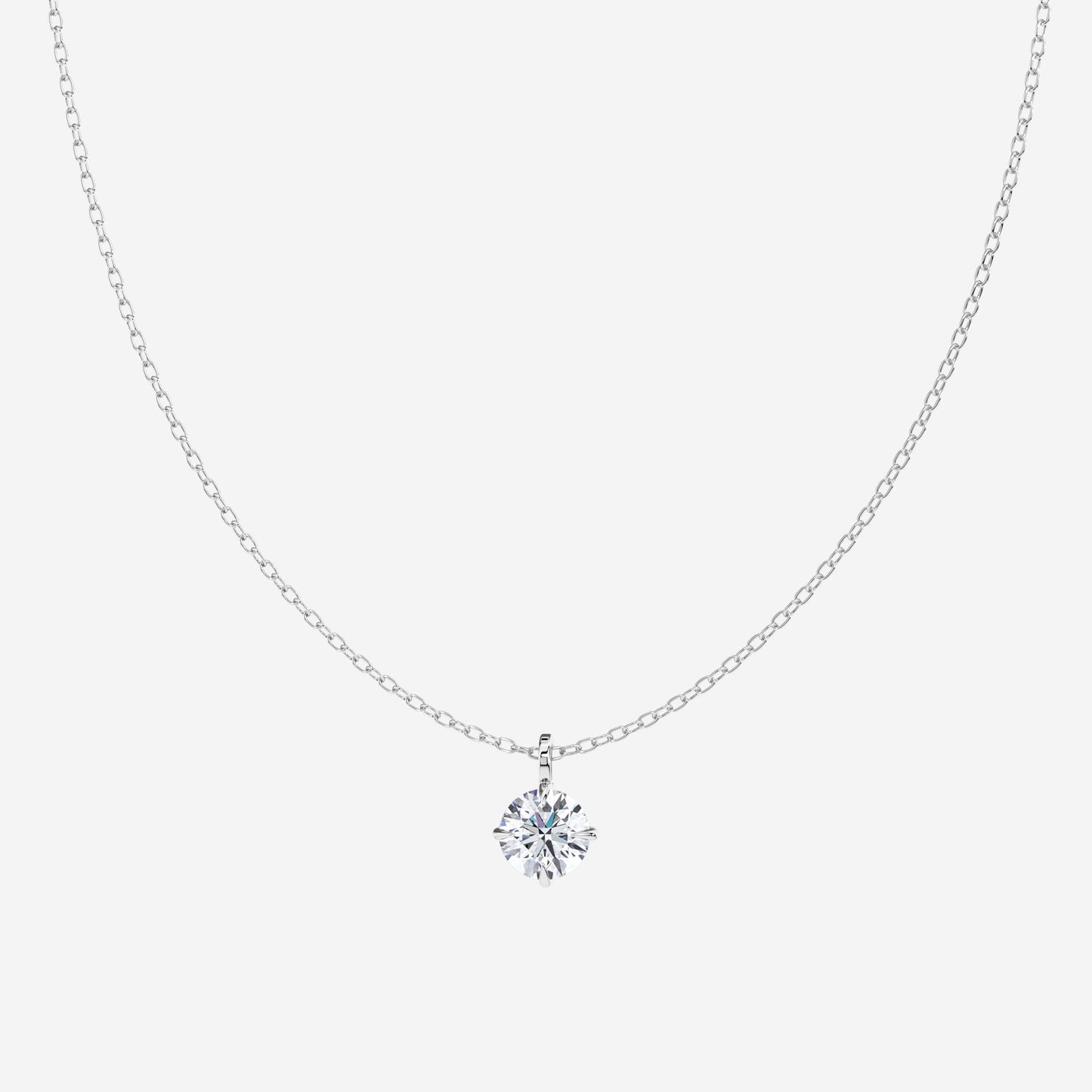 Classic Compass Set Diamond Solitaire Pendant (7356796928184)