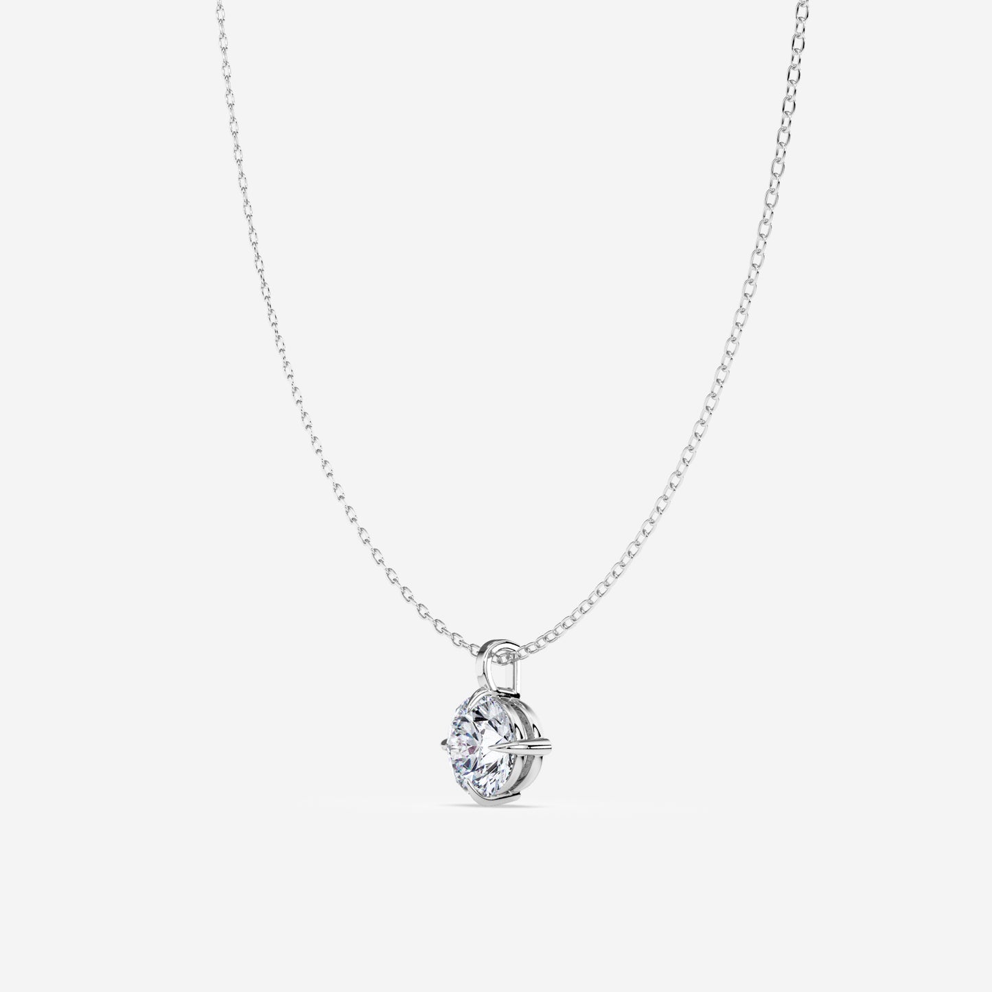 Classic Compass Set Diamond Solitaire Pendant (7356796928184)