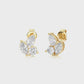 Mixed Shape Diamond Stud Earrings (1.00ct tw)