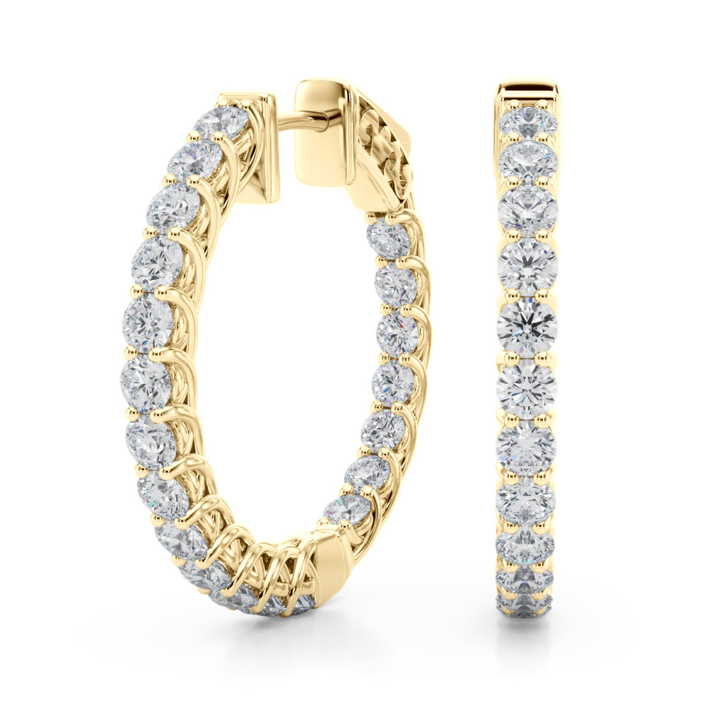 Inside Out Diamond Trellis Hoop Earrings (2.80 ct. tw.) (7196795404472)