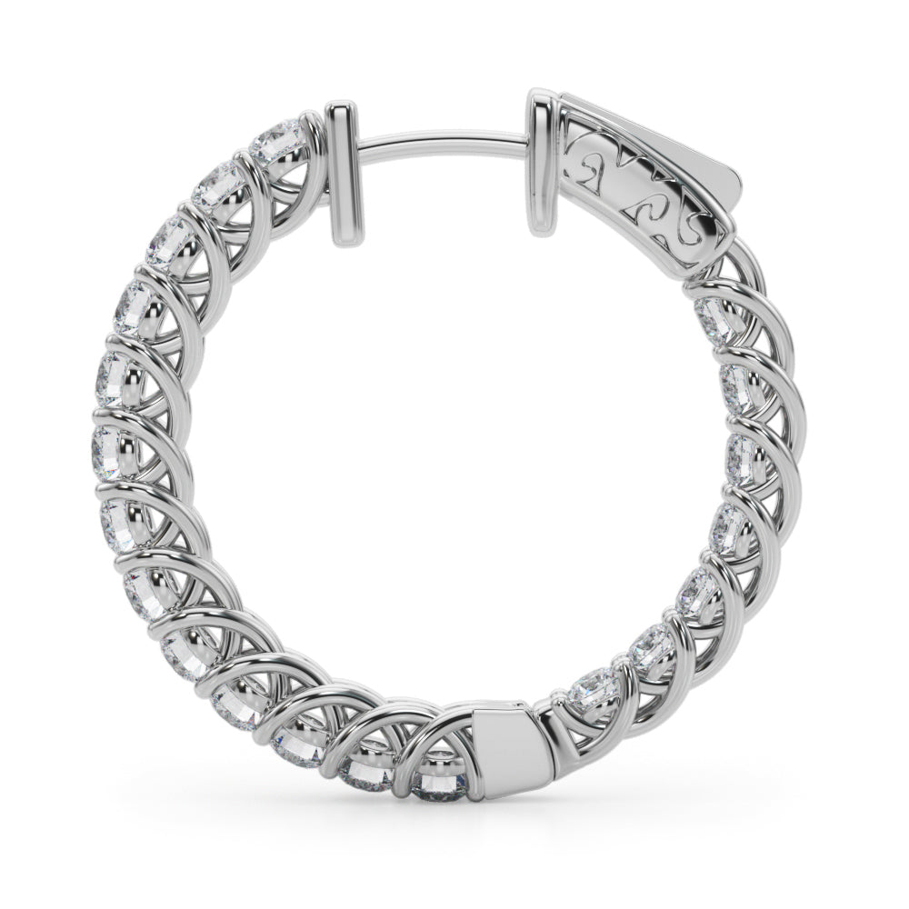 Inside Out Diamond Trellis Hoop Earrings (2.80 ct. tw.) (7196795404472)