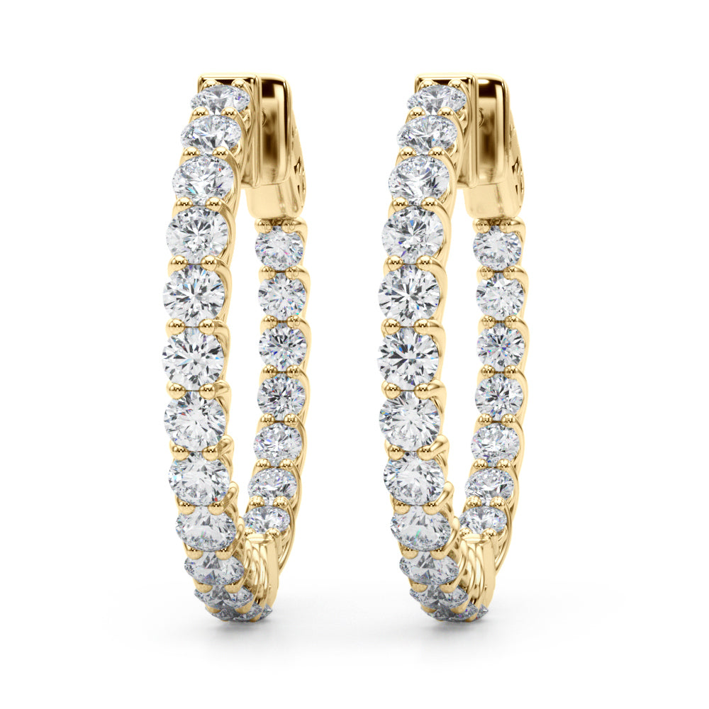 Inside Out Diamond Trellis Hoop Earrings (2.80 ct. tw.) (7196795404472)