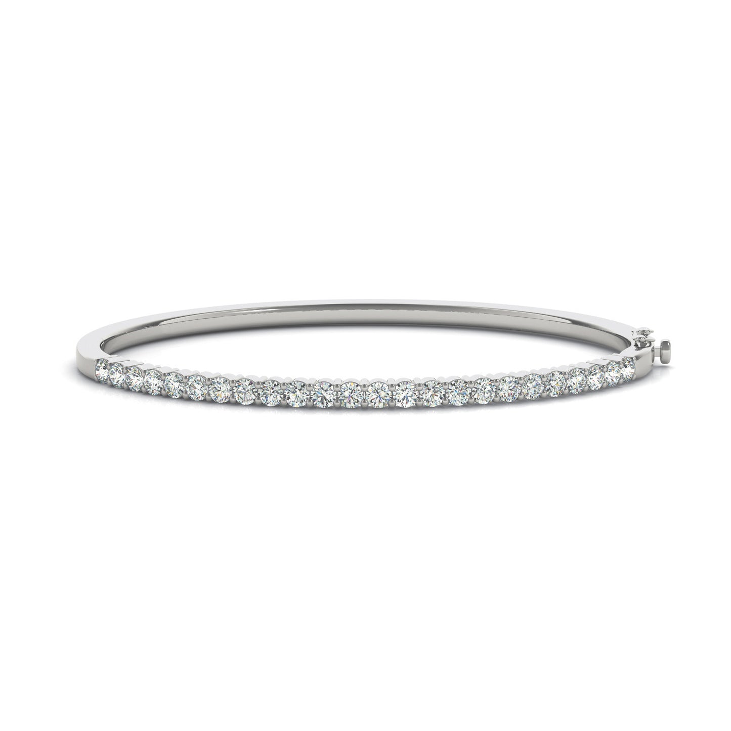 Hinged Diamond Bangle (7212206555320)