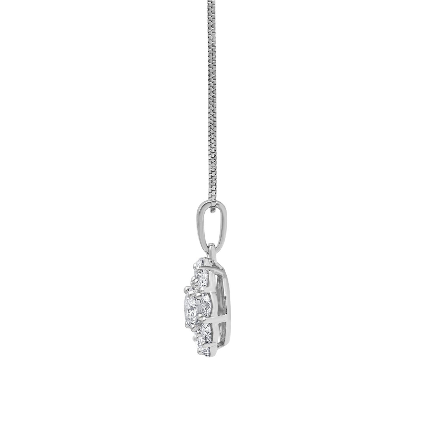 BF Halo Pendant 1.00ct tw (7242438738104)