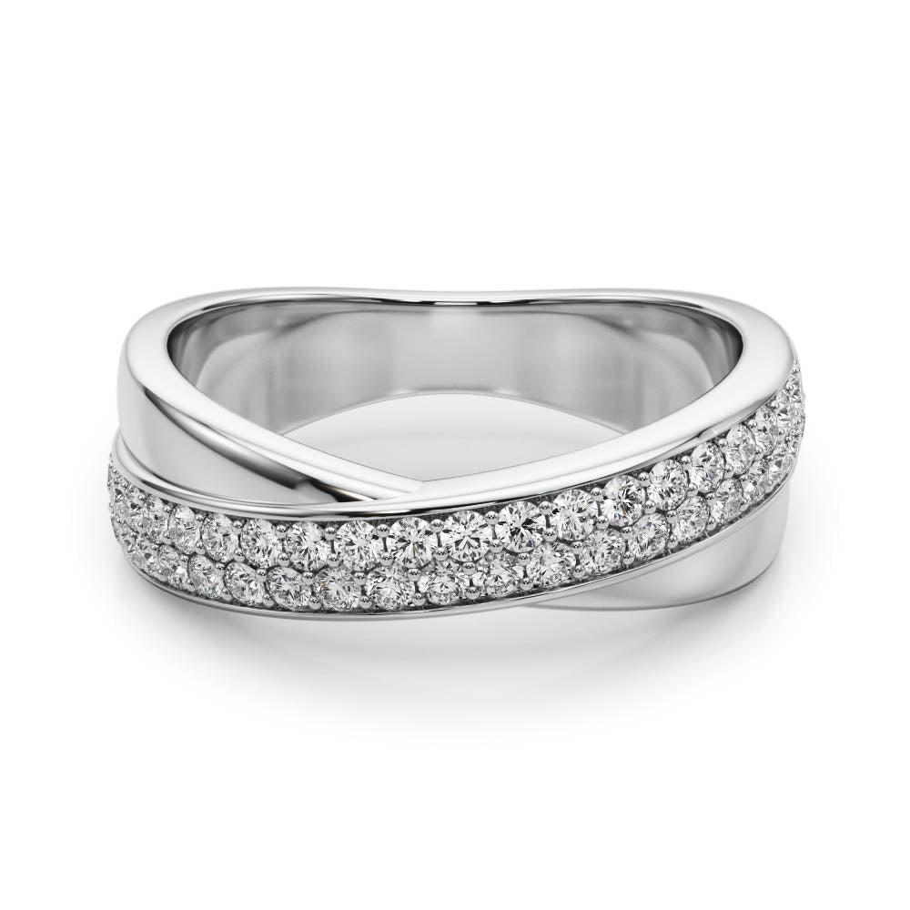 Semi Pave Lab Grown Diamond Band (7200328974520)