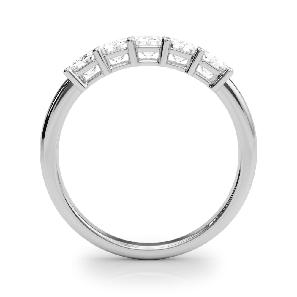 Lab Grown Diamond 5 Stone Emerald Cut Ring (7200329728184)