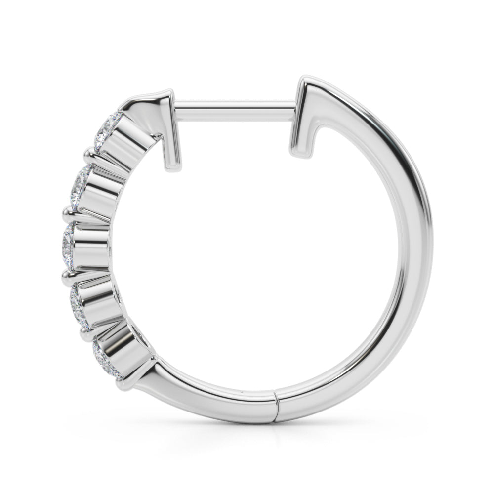 Shared Prong Lab-Grown Diamond Hoops  (1 ct. tw.) (7201705623736)