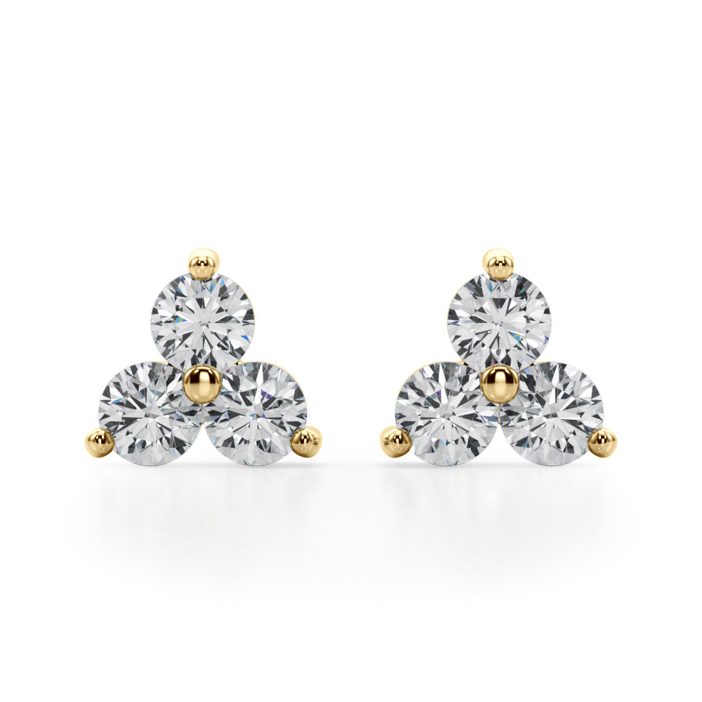 Trio Lab-Grown Diamond Stud Earrings (1.00 ct. tw.) (7201705656504)