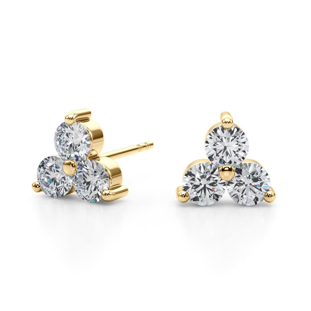 Trio Lab-Grown Diamond Stud Earrings (1.00 ct. tw.) (7201705656504)