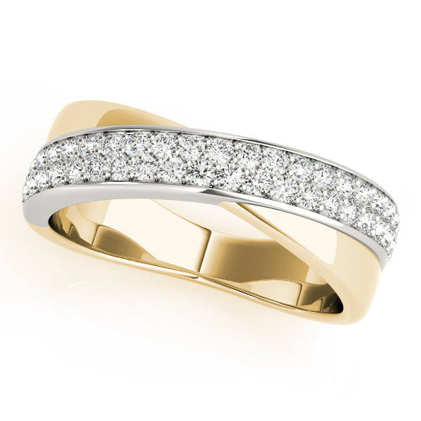 Lab-Grown Diamond Twisted Pave Band (7200328974520)