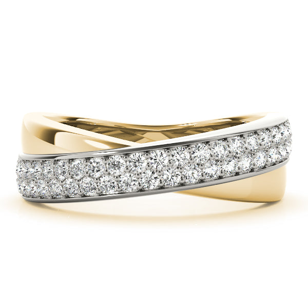 Lab-Grown Diamond Twisted Pave Band (7200328974520)