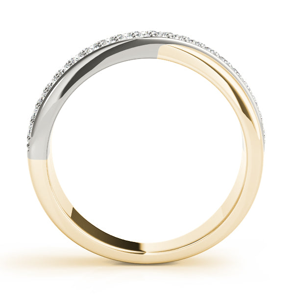 Lab-Grown Diamond Twisted Pave Band (7200328974520)