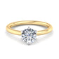 Ilana 6 Prong Solitaire Ring with Moissanite (7398454034616)