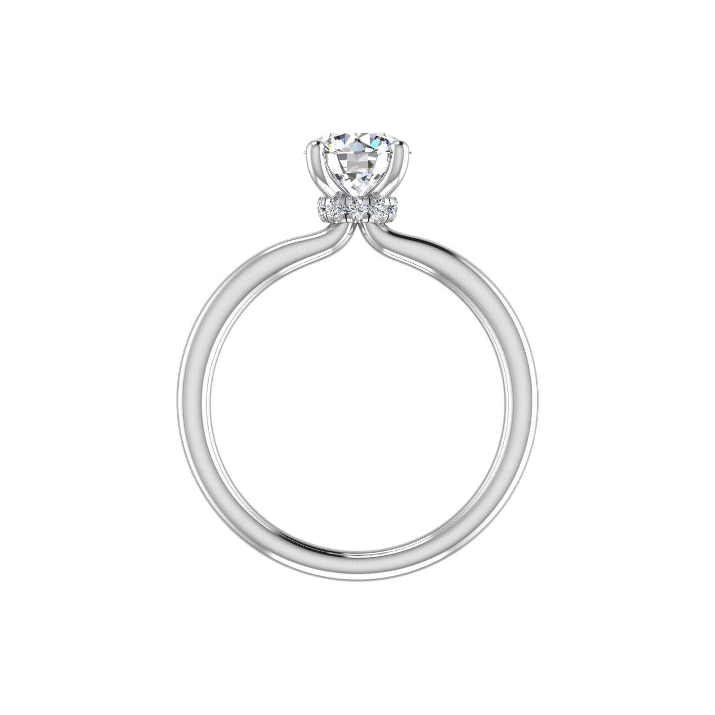 Sienna Solitaire Engagement Ring with Moissanite (7344651763896)