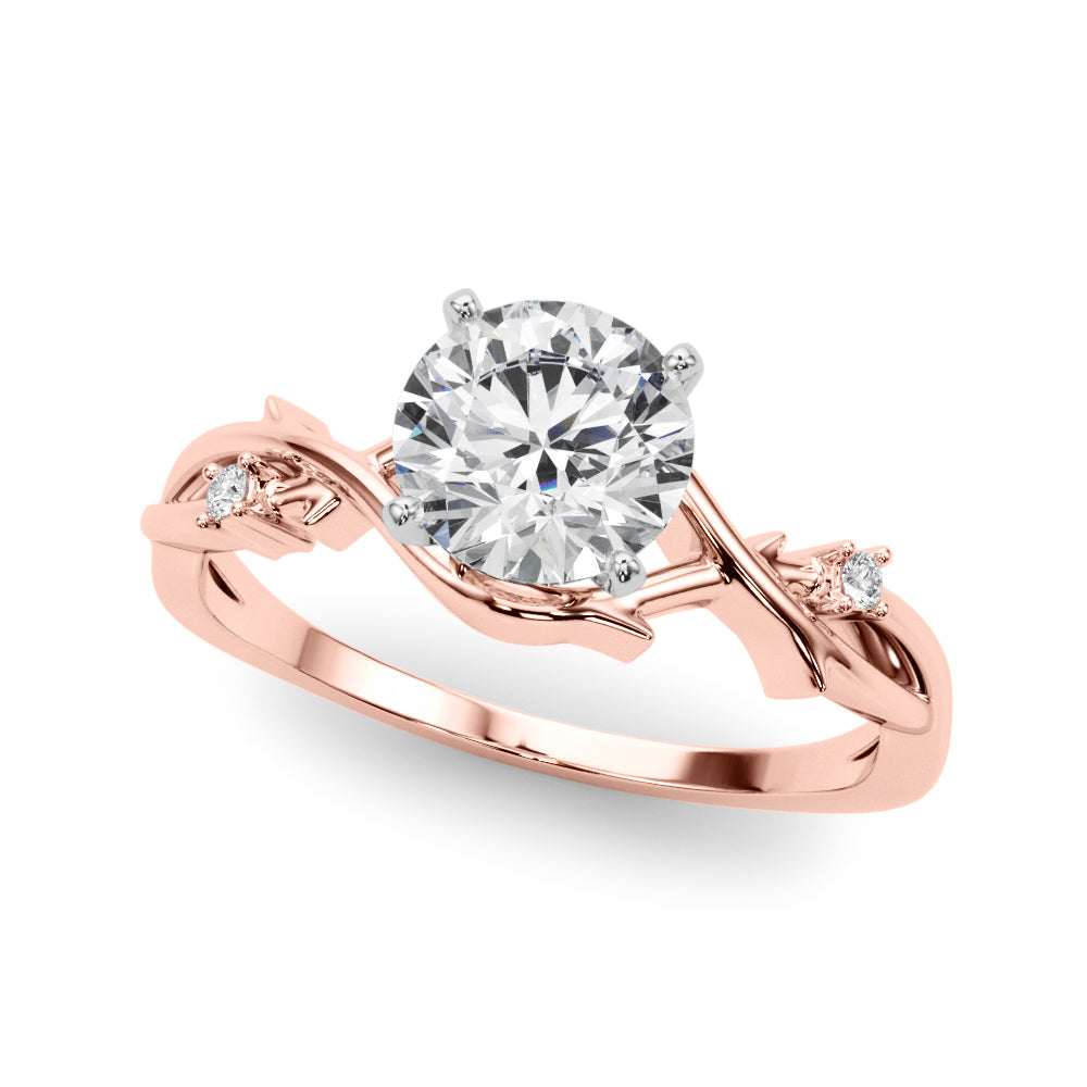 Vine Nature Inspired Engagement Ring with Moissanite (7312972546232)