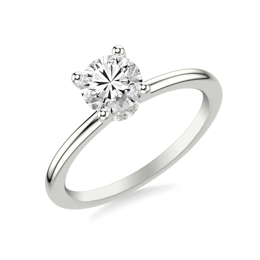 Shannon Diamond Collar Engagement Ring with Moissanite (7352253579448)