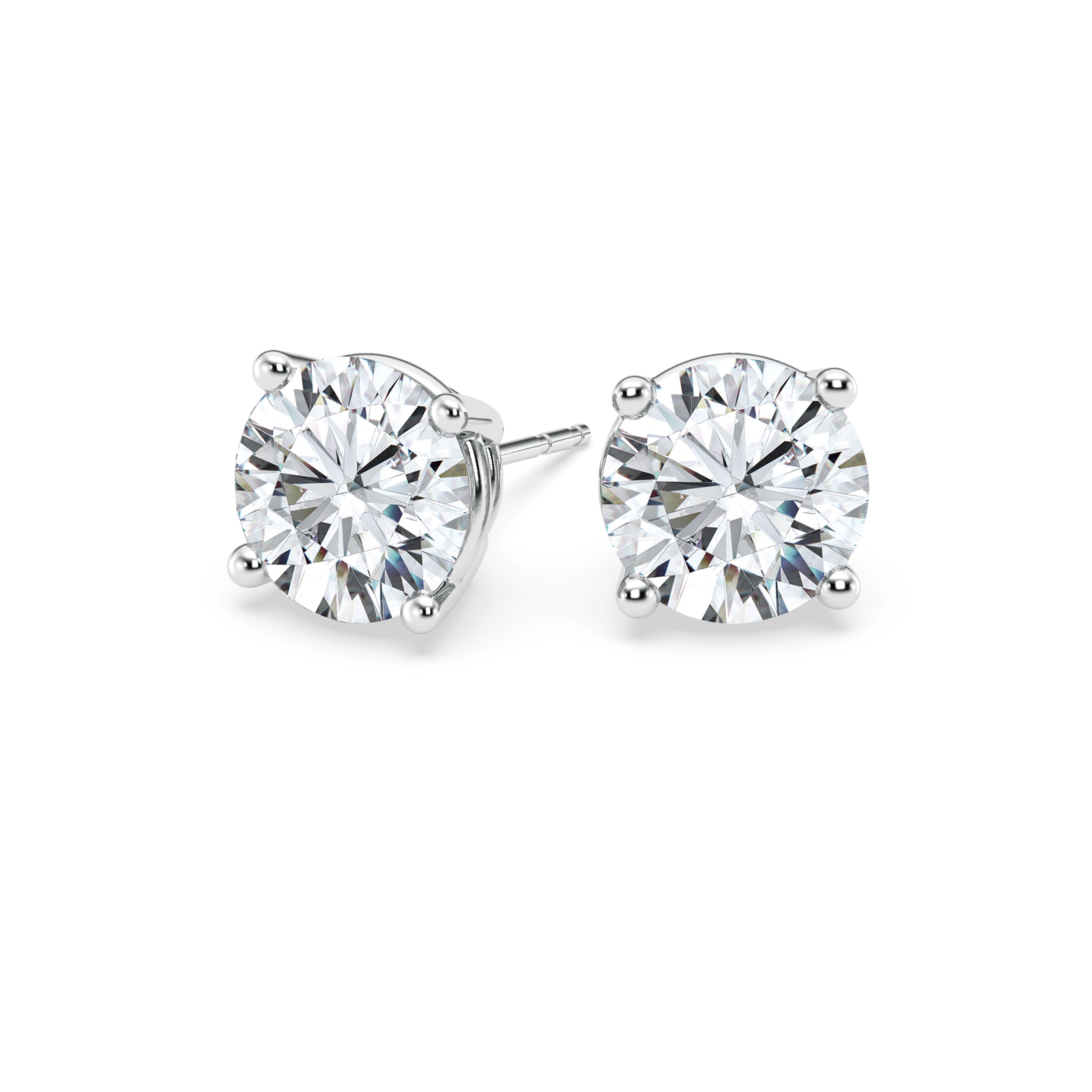 Lab Diamond Stud Earrings (3.00 ct. tw.) – Rare Carat