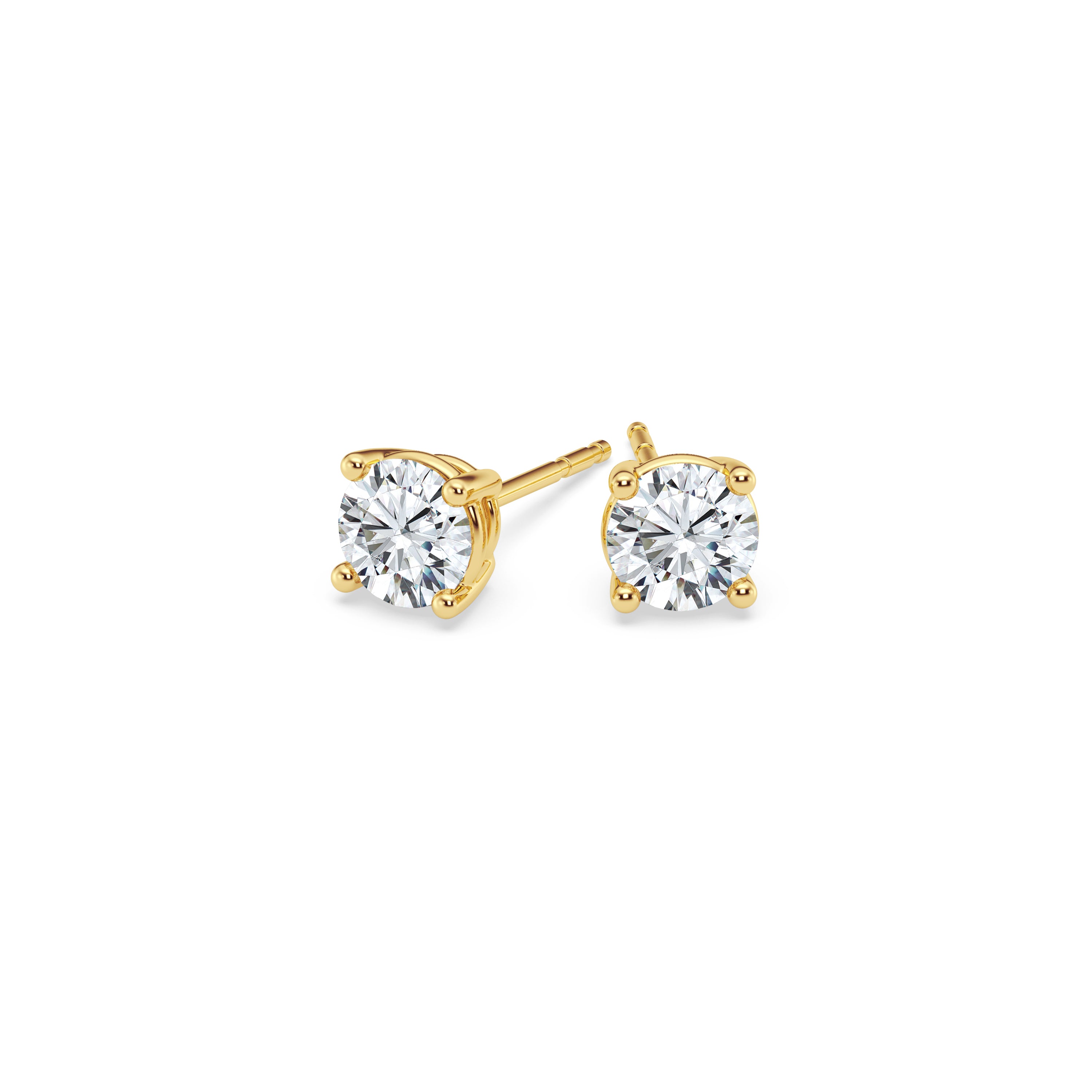 Discount diamond stud on sale earrings