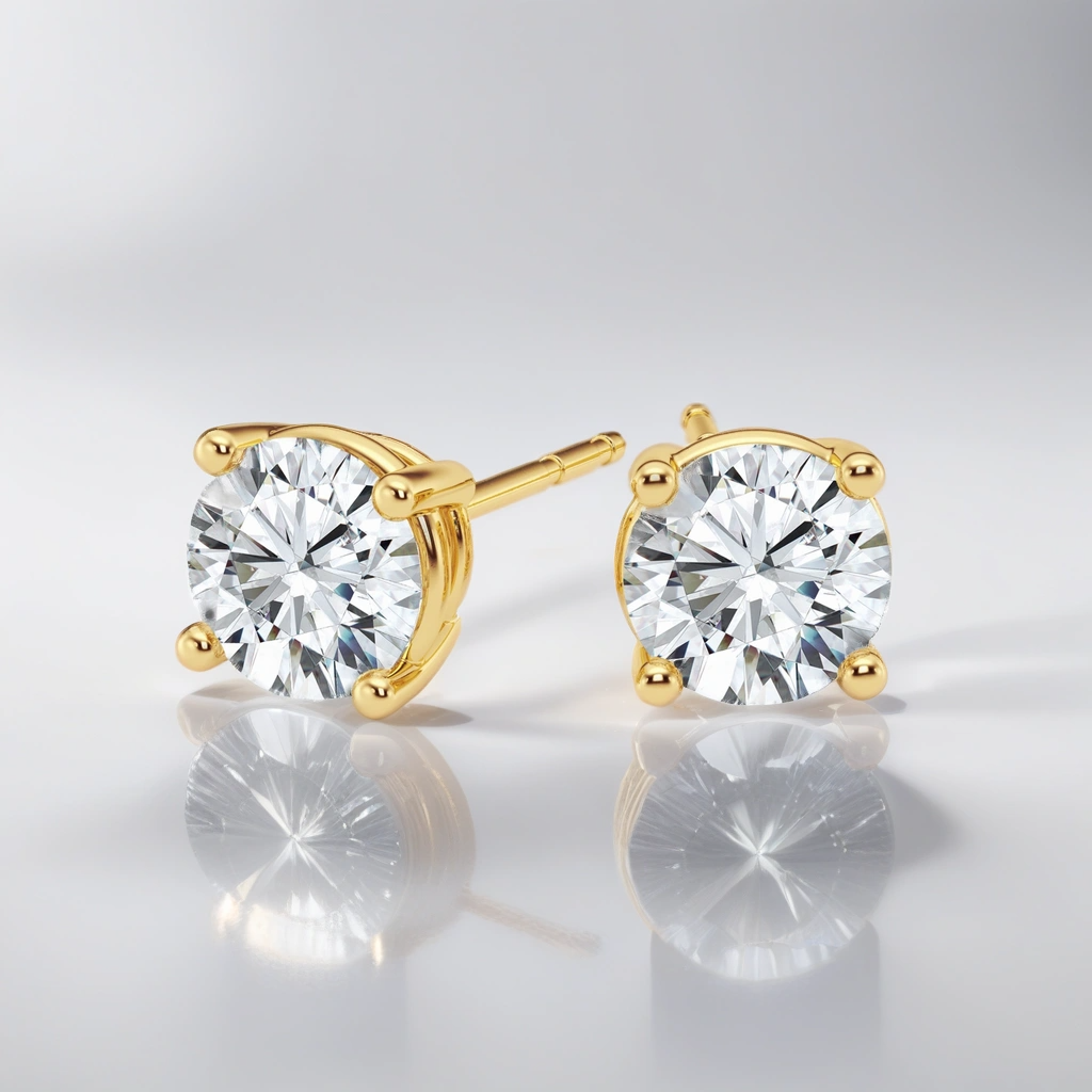 Lab Diamond Stud Earrings (4.00 ct. tw.) (7196796059832)