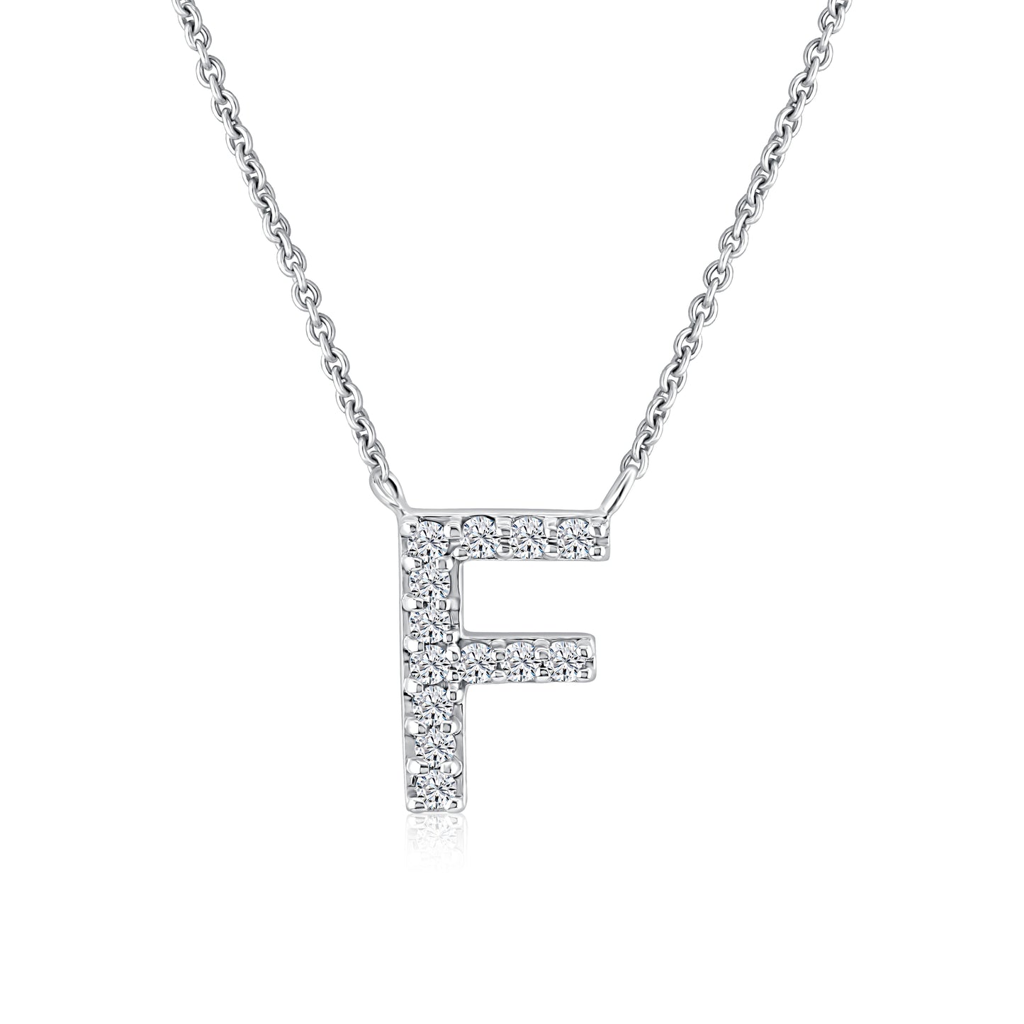 Initial Lab Diamond Pendant (7356171878584)