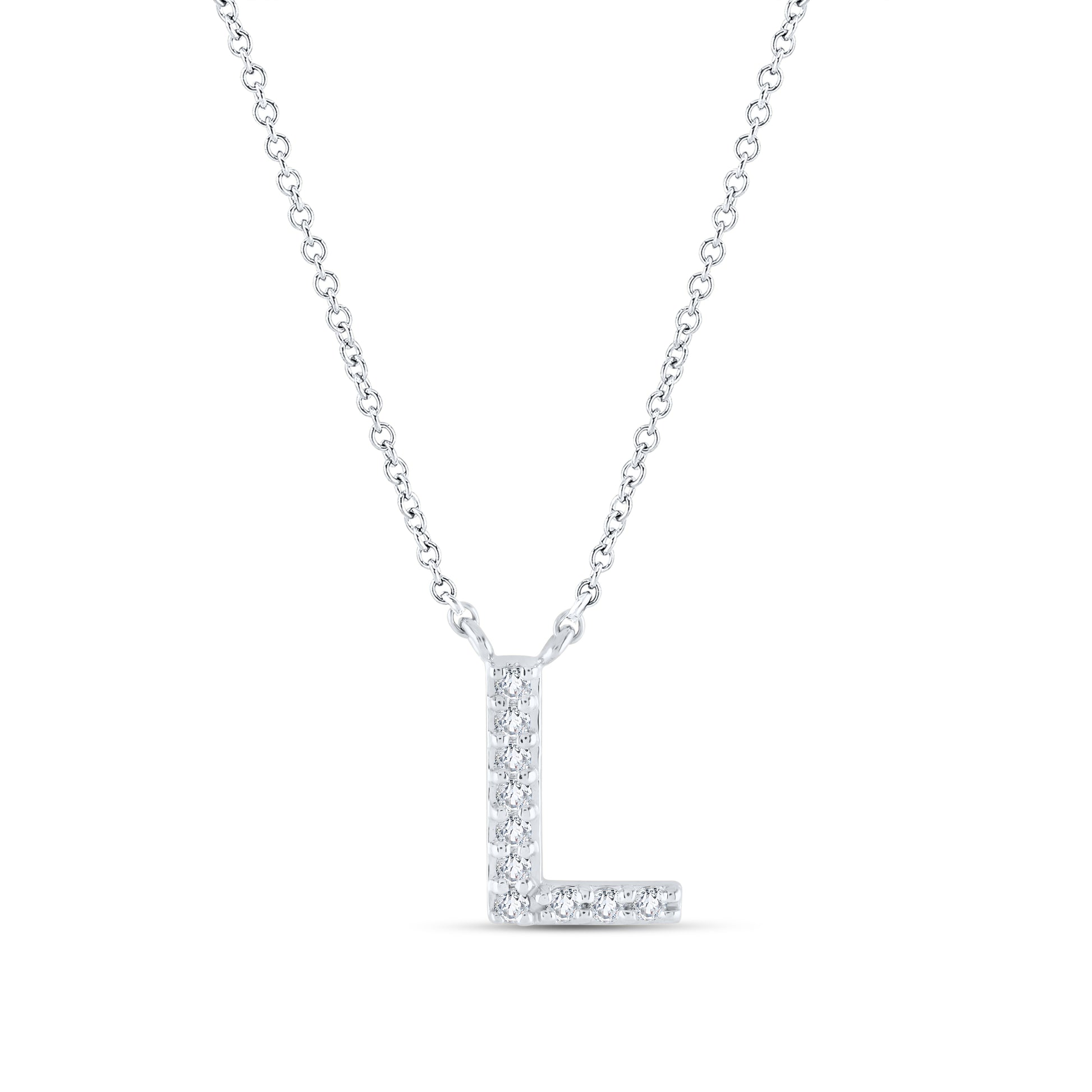 Initial Lab Diamond Pendant (7356171878584)