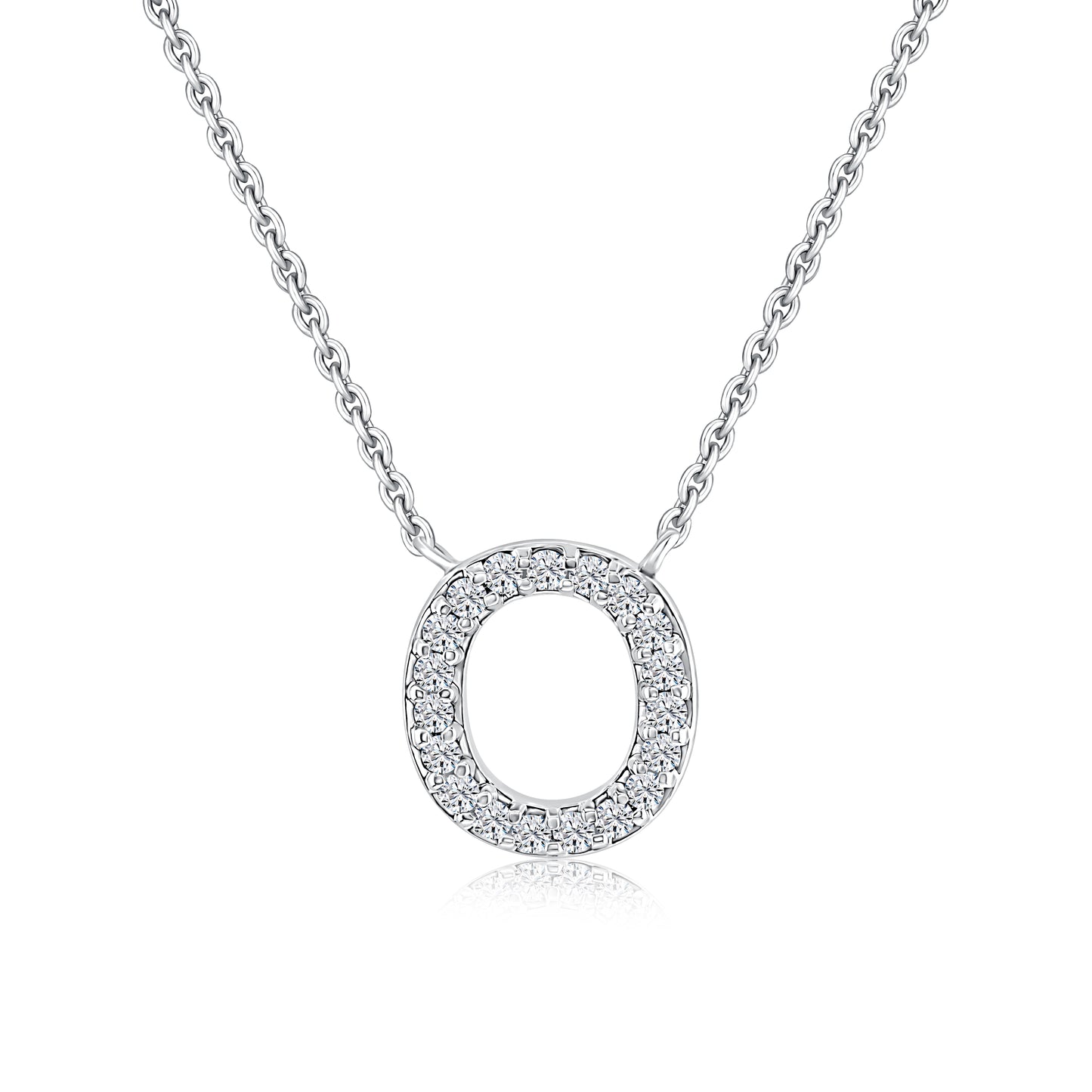 Initial Lab Diamond Pendant (7356171878584)