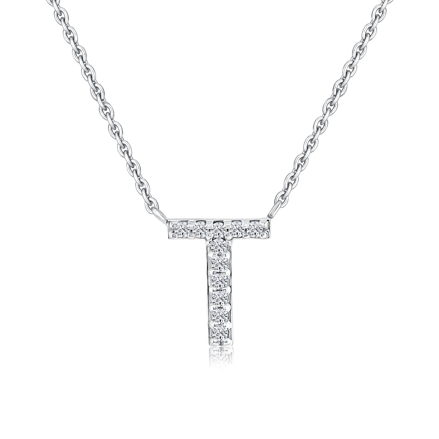 Initial Lab Diamond Pendant (7356171878584)