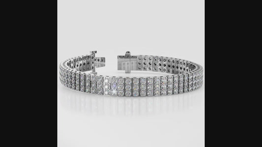 Triple Row Lab Diamond Bracelet (5.00 ct. tw.)