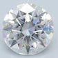 Hazel Classic Pavé Diamond Engagement Ring with Round Moissanite