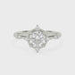 Braelyn Diamond Accent Engagement Ring with Moissanite