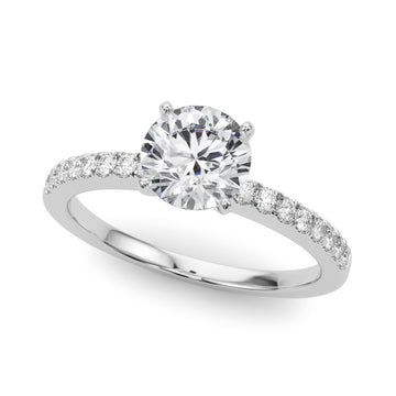 Classic 4-Prong Moissanite Ring main image 1