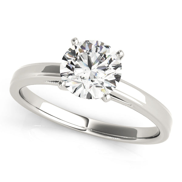 Jayden Solitaire Engagement Ring with Moissanite (7285392507064)